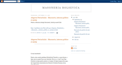 Desktop Screenshot of masoneria-bolsevica.blogspot.com