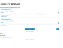 Tablet Screenshot of masoneria-bolsevica.blogspot.com