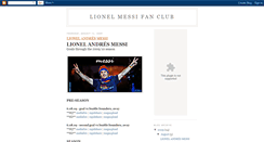 Desktop Screenshot of lionelmessifanclub.blogspot.com