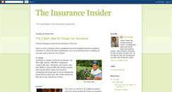 Desktop Screenshot of insurance-insider.blogspot.com