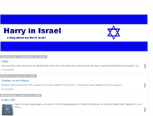 Tablet Screenshot of harryinisrael.blogspot.com
