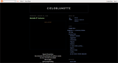 Desktop Screenshot of cieloblunotte.blogspot.com