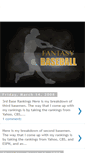 Mobile Screenshot of fantasybaseballinfo.blogspot.com