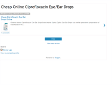 Tablet Screenshot of ciprofloxacineyeeardropsonline.blogspot.com