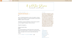 Desktop Screenshot of alittlestore.blogspot.com