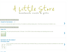 Tablet Screenshot of alittlestore.blogspot.com