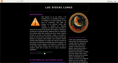Desktop Screenshot of lasdiosaslunas.blogspot.com