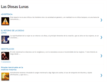 Tablet Screenshot of lasdiosaslunas.blogspot.com