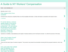 Tablet Screenshot of nyworkerscompguide.blogspot.com