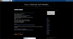 Desktop Screenshot of full2softwares.blogspot.com