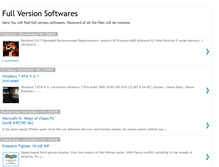 Tablet Screenshot of full2softwares.blogspot.com