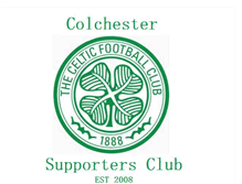 Tablet Screenshot of colchestercelticsupportersclub.blogspot.com