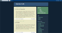 Desktop Screenshot of exercise4life.blogspot.com