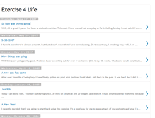 Tablet Screenshot of exercise4life.blogspot.com