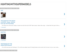 Tablet Screenshot of huntingwithsupermodels.blogspot.com