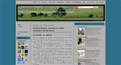 Desktop Screenshot of cangucuavozdocampo.blogspot.com