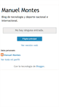 Mobile Screenshot of manuelmontes05.blogspot.com