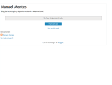Tablet Screenshot of manuelmontes05.blogspot.com