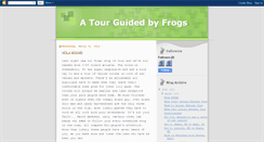 Desktop Screenshot of frogstour.blogspot.com