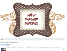 Tablet Screenshot of makinmartinezmemories.blogspot.com