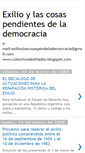 Mobile Screenshot of exilioycosaspendientesdelademocracia.blogspot.com