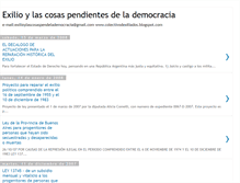 Tablet Screenshot of exilioycosaspendientesdelademocracia.blogspot.com
