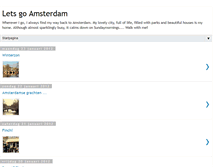 Tablet Screenshot of letsgoamsterdam.blogspot.com
