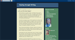 Desktop Screenshot of healingthroughwriting.blogspot.com