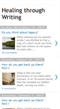 Mobile Screenshot of healingthroughwriting.blogspot.com