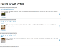 Tablet Screenshot of healingthroughwriting.blogspot.com