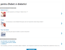 Tablet Screenshot of pentru-diabet-si-diabetici.blogspot.com