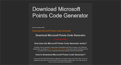 Desktop Screenshot of download-microsoft-pointscode.blogspot.com