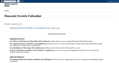 Desktop Screenshot of masoniccalendar.blogspot.com