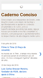 Mobile Screenshot of cadernoconciso.blogspot.com