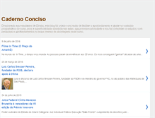 Tablet Screenshot of cadernoconciso.blogspot.com
