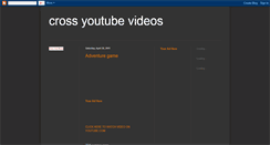 Desktop Screenshot of cross-youtube-videos.blogspot.com