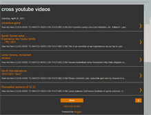 Tablet Screenshot of cross-youtube-videos.blogspot.com