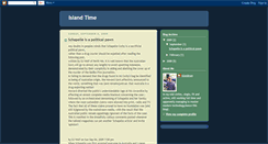 Desktop Screenshot of islandman-islandtime.blogspot.com