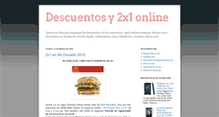 Desktop Screenshot of descuentoonline.blogspot.com