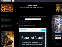 Tablet Screenshot of croods-movie-trailer.blogspot.com