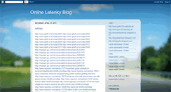 Desktop Screenshot of letenkyblogonline.blogspot.com