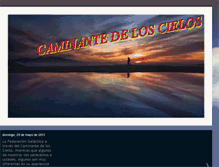 Tablet Screenshot of caminantedeloscielos.blogspot.com