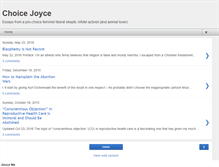 Tablet Screenshot of choice-joyce.blogspot.com