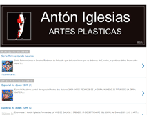 Tablet Screenshot of antoniglesiasarte.blogspot.com