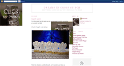 Desktop Screenshot of dreamsincrossstitch.blogspot.com