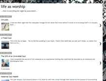 Tablet Screenshot of lifeasworship.blogspot.com