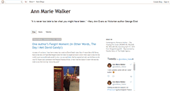 Desktop Screenshot of annmariewalker.blogspot.com