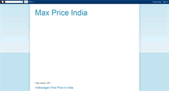 Desktop Screenshot of maxpriceindia.blogspot.com