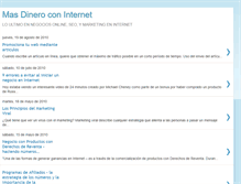 Tablet Screenshot of masdineroconinternet.blogspot.com