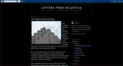 Desktop Screenshot of lettersfromatlantica.blogspot.com